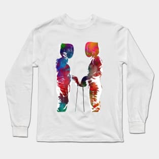 fencing sport art #fencing #sport Long Sleeve T-Shirt